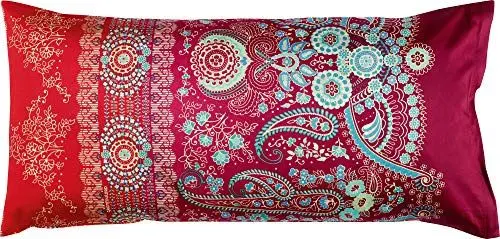 Produktbild: Bassetti Kissenbezug Gran Paradiso Feinsatin rot Größe 40x80 cm