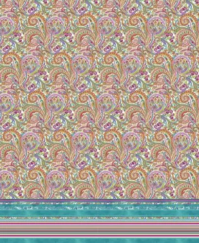 Produktbild: Bassetti NOTO Foulard aus 100% Baumwolle in der Farbe Türkis T1, Maße: 180x270 cm -9322029