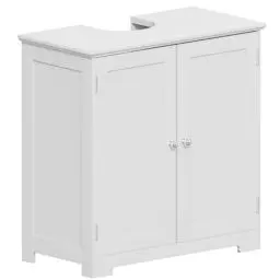 Produktbild: Bath Vida Priano Waschbeckenunterschrank mit 2 Türen, Bad, Badezimmer, Aufbewahrung, 30 x 60 x 60 centimetres, Weiß