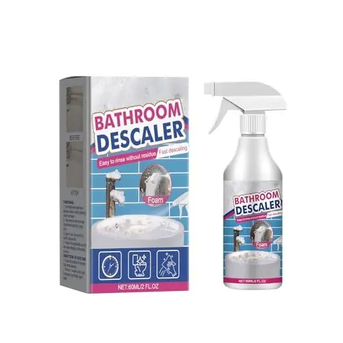 Produktbild: Bathroom Descaler, Bathroom Descaler Schaum, Stubborn Stains Cleaner, Badreiniger Extra Stark, Duschreiniger, Duschkabinenreiniger, WC Reiniger, Toilettenreiniger, Fliesenreiniger, Bodenreiniger (1Pc)