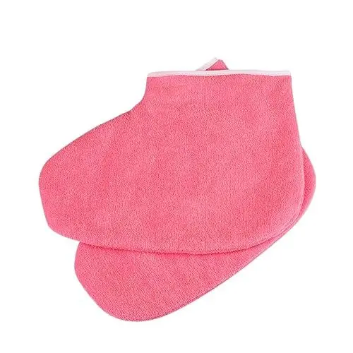 Produktbild: BATHVEVE Paraffinwachs Fußabdeckung 1 Paar Feuchtigkeitsspendende Wachssocken für Paraffintherapie Fußpflege Selbstanziehend für und Spa Anwendungen