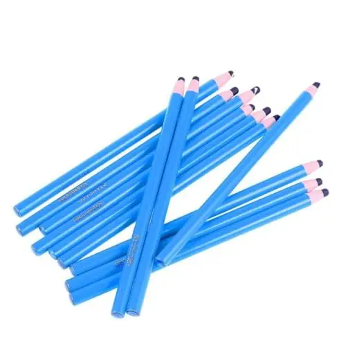 Produktbild: BATHVEVE 1 Schachtel Peel Off Wachsmalstift Multifunktionale Markierungsstifte für Zeichnen Nähen und Handwerk Blau für Textilien und Verschiedene Oberflächen
