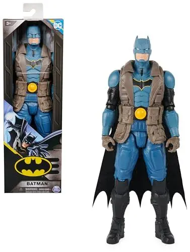 Produktbild: Batman S10-Actionfigur, 30 cm groß, voll beweglich für spannende Abenteuer und actionreiche Stunts, Spielzeug für Kinder ab 4 Jahren, original Comic-Design