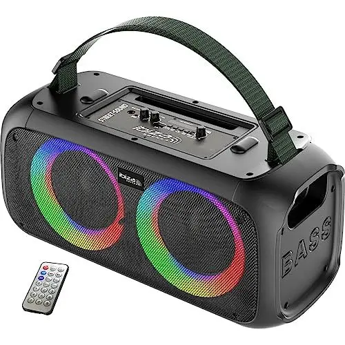 Produktbild: Batteriebetriebene Aktivbox ''Street-Sound'' 2 x 6.5''/16cm, 100W, mit Beleuchtung