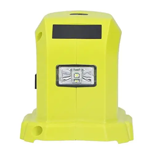 Produktbild: Batteriekonverter, 18-V-Batterieadapter, Lithium-Ionen-Batterieadapter-Konverter, Zwei USB-Anschlüsse mit LED-Leuchten für P743 18 V, Batterieadapter