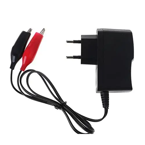 Produktbild: Batterieladegerät Motorrad, MoreChioce 7,5V 1A Batterieladegerät mit LED-Leuchtanzeige Ladestecker Schnellladegerät Erhaltungsladegerät Schwimmender Ladekabeladapter, EU Stecker