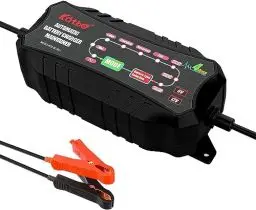Produktbild: Batterie Ladegerät Kfz Autobatterie 12V, Katbo 4A KFZ Batterieladegerät Auto Vollautomatisches Intelligentes Geeignet, Auto Motorrad batterieladegerät