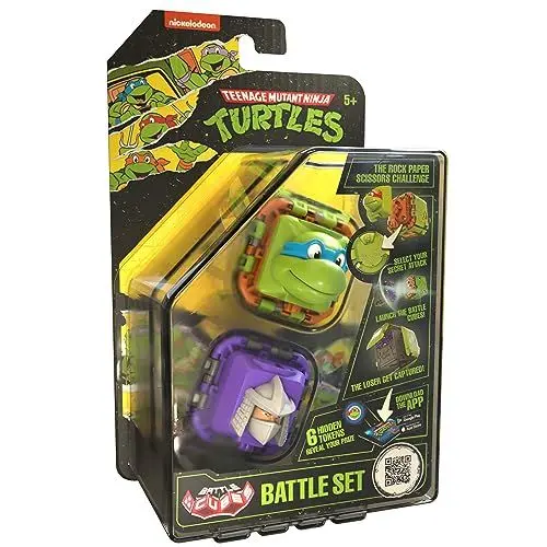 Produktbild: Battle Cubes Ninja Turtles Leonardo Vs Shreder 2 Pack - Battle Fidget Set