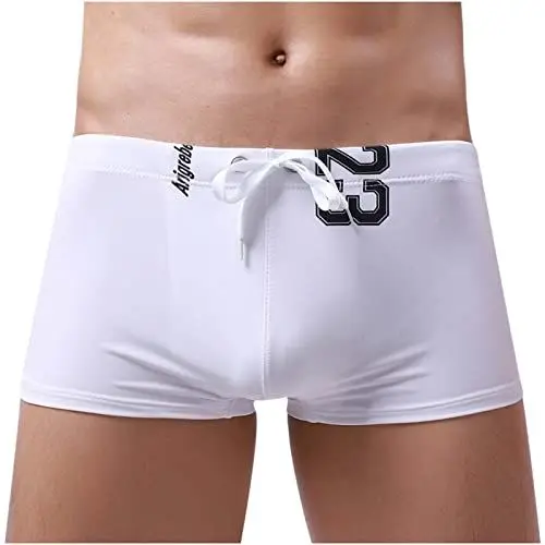 Produktbild: Battnot Badehosen für Herren Kurze, Männer Sommer Solide Druck Sexy Schnell Trocknen Badeshorts Schwimmen Schwimmanzug Badeanzug Badebekleidung Strand Trunks Laufen Breathable Billig Unterwäsche