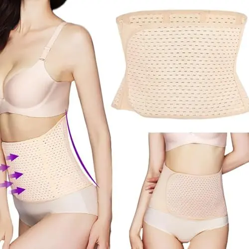 Produktbild: Bauchgurt Nach Geburt,Rückbildungsgürtel Nach Geburt,Postpartum Belly Wrap, Verstellbar Bauchgurt Nach Op,Postpartum Gürtel Atmungsaktiv Elastische Postnatal Bauchband Erholung Für Taille 60-103 CM