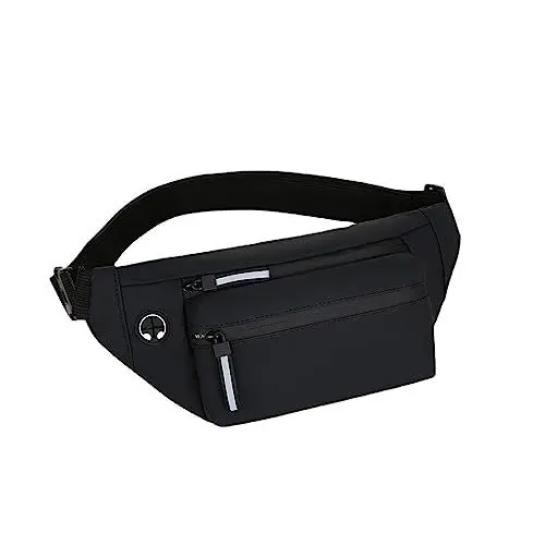 Produktbild: Bauchtasche Hüfttasche für Damen und Herren, wasserdichte Gürteltasche Sport Doggy Bag Mit Verstellbarem, Hüfttasche Damen für Outdoor Camping Fitness Wandern