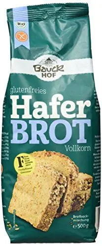 Produktbild: Bauckhof Bio Haferbrot Brotbackmischung, glutenfrei, 500 g