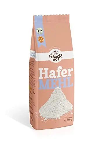 Produktbild: Bauckhof Bio Hafermehl Vollkorn glutenfrei Demeter (1 x 350 gr)