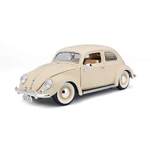 Produktbild: Bauer Spielwaren 12029W Volkswagen Käfer '55 Modellauto im Maßstab 1:18, beige