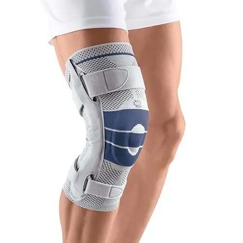 Produktbild: BAUERFEIND GenuTrain Right S Kniebandage, Titan, 6 Stück