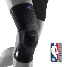 Produktbild: BAUERFEIND Men's Run Performance Kniebandage Unisex für Basketball, Schwarz, L