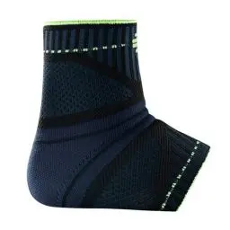 Produktbild: Bauerfeind Fußbandage fürs Sprunggelenk „Ankle Support Dynamic“, Unisex, 1 Fußgelenkbandage für Sport wie Joggen, Fußball oder Fitness, Sprunggelenkbandage für Sensomotorik, Schwarz, M