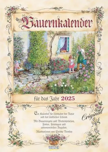 Produktbild: Bauernkalender 2025: Wandkalender mit Bauernweisheiten und passenden Bildern. DIN A3.