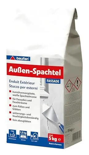 Produktbild: Baufan Außen Spachtel, auf Zementbasis, 5kg