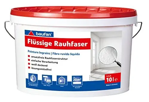 Produktbild: Baufan Flüssige Raufaser Rauhfaser 10l