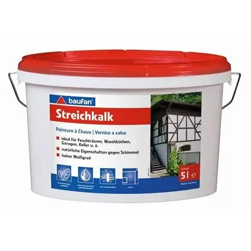 Produktbild: Baufan Streichkalk Gebrauchsfertig 5 L