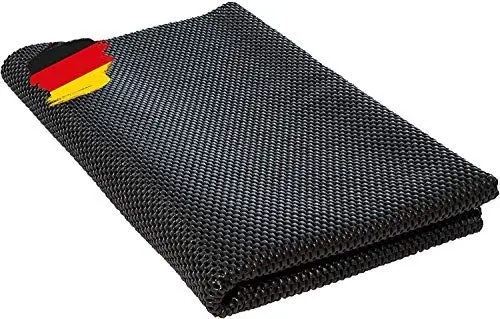 Produktbild: BAUHELD® Universal Antirutschmatte 100x80 cm (Made in Germany) - Zuschneidbare Antirutsch-Unterlage (Oeko-TEX Standart 100) - Für Werkzeugwagen, Schubladen, Teppiche, Kofferraum oder Armaturenbrett