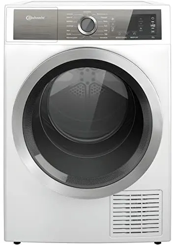 Produktbild: Bauknecht B8 D84WB DE Wärmepumpentrockner 8kg 100 % Faserpflege dank GentlePowerTechnologie AutoCleaning Knitterschutz EcoMonitor Bügelleicht-Programm Anti-Allergie-Programm Weiß