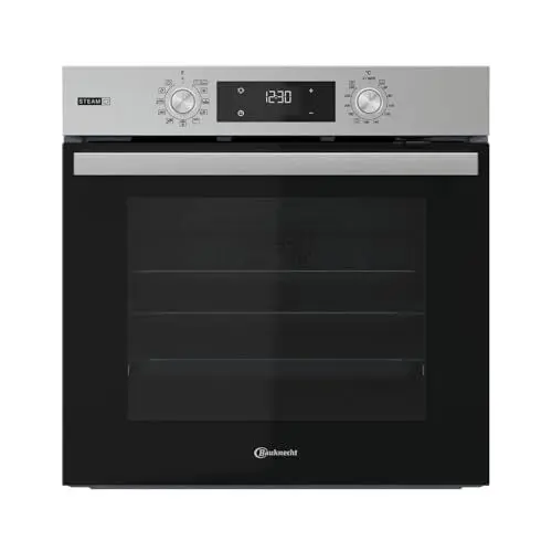 Produktbild: Bauknecht BBARS85HU1I Einbau-Backofen 71 Liter, Multifunktionsofen mit 12 Funktionen, Power Heißluft, Gentle Steam, versenkbare Knebel, Edelstahl