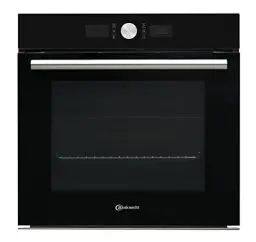 Produktbild: Bauknecht BIR4 DH8FS2 ES Einbau-Backofen mit Hydrolyse (71l) Heißluftbackofen mit 16 Funktionen PowerHeißluft DiamondClean hydrolytische Reinigungsfunktion Multi-Level-Kochen Maxi Cooing Schwarz