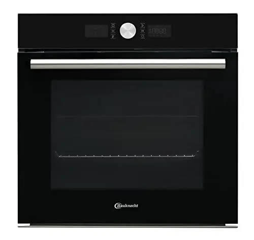Produktbild: Bauknecht BIR4 DH8FS2 ES Einbau-Backofen mit Hydrolyse (71l) Heißluftbackofen mit 16 Funktionen PowerHeißluft DiamondClean hydrolytische Reinigungsfunktion Multi-Level-Kochen Maxi Cooing Schwarz