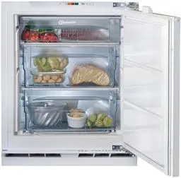 Produktbild: Bauknecht GSU 8F1 Unterbau-Gefrierschrank (Nische 82)/ 81,9 cm/ 91 Liter Nutzinhalt/ Integrierte Be- und Entlüftung im Sockel/ Optischer Temperaturalarm, Weiß