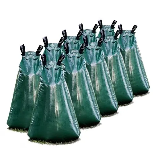 Produktbild: baumbad 10 Premium PE Bewässerungsbeutel 75 Liter, Polyethylen UV Beständig, Baumsack zur Bewässerung in Grün, mit Umweltfreundlicher Verpackung