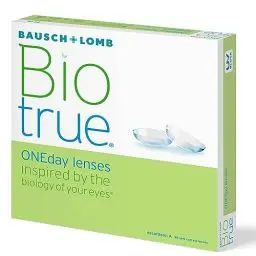 Produktbild: Bausch + Lomb Biotrue ONEday Tageslinsen, sphärische Kontaktlinsen, weich, 90 Stück / BC 8.6 mm / DIA 14.2 mm / -2.00 Dioptrien