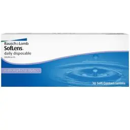 Produktbild: Bausch + Lomb SofLens Daily Disposable Tageslinsen, sphärische Kontaktlinsen, weich, 30 Stück BC 8.6 mm / DIA 14.2 / -2.50 Dioptrien