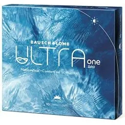Produktbild: Bausch + Lomb ULTRA ONE DAY, sphärische Tageslinsen, Premium Kontaktlinsen weich, 90 Stück, / BC 8.6 mm / DIA 14.2 / +0,25 Dioptrien