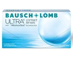 Produktbild: Bausch + Lomb Ultra, sphärische Premium Monatslinsen, Kontaktlinsen weich, 6 Stück BC 8.5 mm / DIA 14.2 / -2.50 Dioptrien