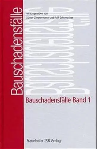 Produktbild: Bauschadensfälle. Band 1.