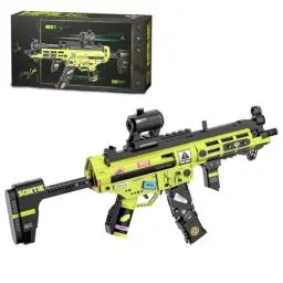 Produktbild: Bausteine Waffen Spielzeug Technisches Modell - 1698 Teile Scharfschützengewehr Bausets für Militärsammler Weihnachten Geburtstagsgeschenke, Kompatibel mit anderen MarkenIdeal für Söhne, Enkel