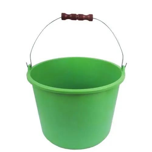 Produktbild: BAUSTER® Eimer mit Metallbügel 20 l Kunststoffeimer Haushaltseimer Putzeimer mit Henkel Ernteeimer Putzeimer Wassereimer Zementeimer Mörteleimer ideal für den Garten, die Baustelle