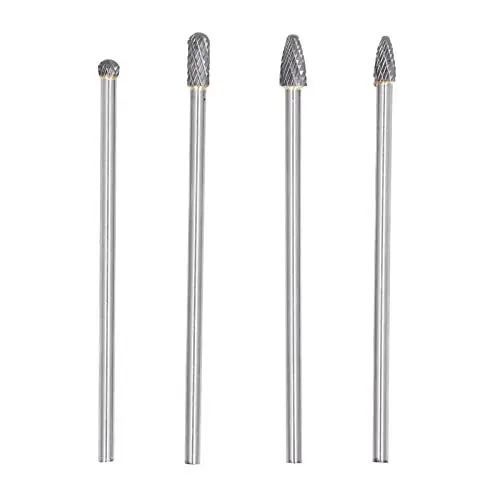 Produktbild: Rotierendes Frässtift-Set, verlängerter Hartmetall-Wolframstahl, hohe Härte, Schleifkopf-Portierungswerkzeuge für Handwerkzeuge