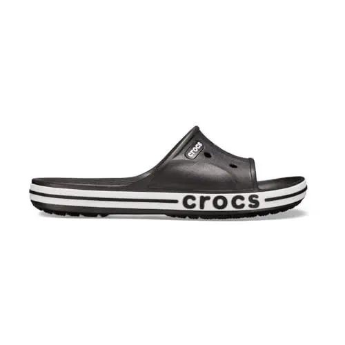 Produktbild: Crocs Unisex Erwachsene Bayaband Slide Badeschlappen, Black/White, 36/37 EU