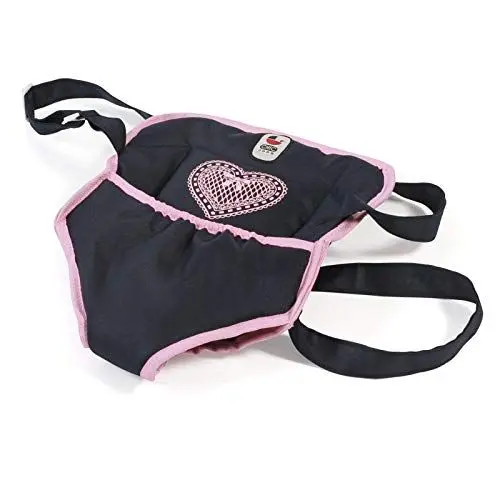 Produktbild: Bayer Chic 2000 782 26 Puppentragegurt für Baby-Puppen, Puppentrage, Puppenzubehör, Melange grau-Navy