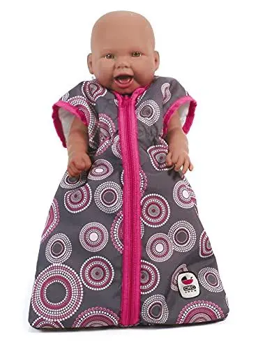 Produktbild: Bayer Chic 2000 - Puppenschlafsack für Baby-Puppen bis 55 cm, Puppenkleidung, Puppenzubehör, Hot pink Pearls