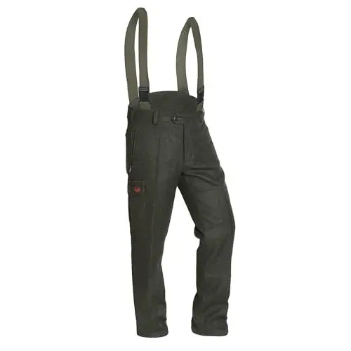Produktbild: Bayerwald Lodennierenschutzhose Katschberg – Teflon-beschichtet, wasserdicht, Winddicht & atmungsaktiv mit Thinsulate-Membran (DE/NL/SE/PL, Numerisch, 26, Regular, Regular, Oliv)