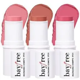 Produktbild: bayfree Cream Blush Stick 3PCS Multi Rouge Stick für Wangen Lippen Augen Wasserdicht Natürliche Vegan für Alle Hauttöne