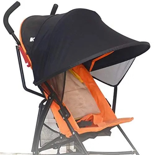 Produktbild: BAYINBROOK Universal Sonnenschirm, Sonnenverdeck, Sonnenschutz Markise Sonnensegel, Schatten Baldachin für Kinderwagen und Buggy (Basic)
