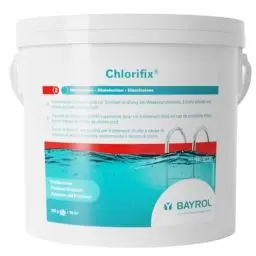 Produktbild: BAYROL Chlorifix 5 kg - Chlorgranulat Pool zur Schockchlorung bei Wasserproblemen, trübes Wasser, Algen im Pool - schnelllöslich - Chlor Granulat Pool - Algenvernichter