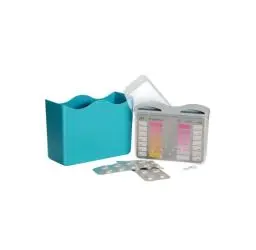 Produktbild: BAYROL Pooltester pH/CI - Wassertester für Pool - pH Wert & freies Chlor - jeweils 2 x 20 Reagenztabletten Phenol Red & DPD No. 1 - Wassertest, pH Messgerät