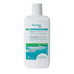 Produktbild: Bayrol Desalgin Jet 1 L - schaumfreies Antialgen-Konzentrat zur Verhinderung von Algenwachstum im Pool - Ideal für Pools mit Gegenstromanlagen Wasserattraktionen - Ohne Kupfersulfat Blau