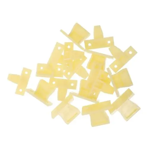 Produktbild: BAZEITFLOW 10 Stück Möbelklammern Verstellbare Kunststoff Schnallen für Schrankfronten Schubladenschnallen Beige Einfach zu Montieren für Schrank und Möbelbefestigungen